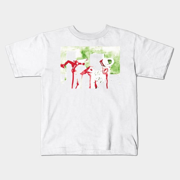 watercolor Kids T-Shirt by inkame